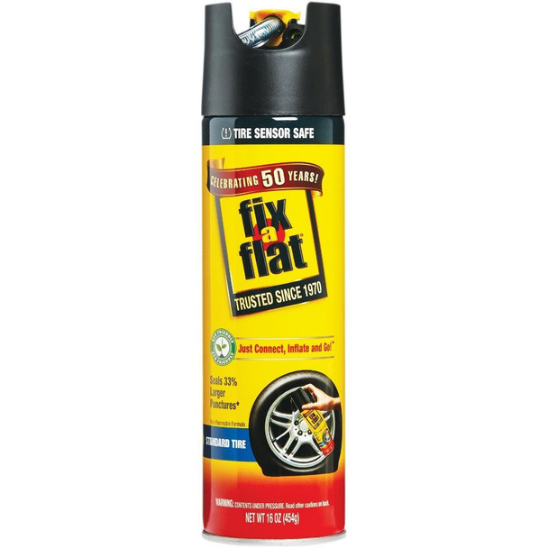 S60420 Fix-A-Flat 16 Oz. Aerosol Tire Puncture Sealer and Inflator