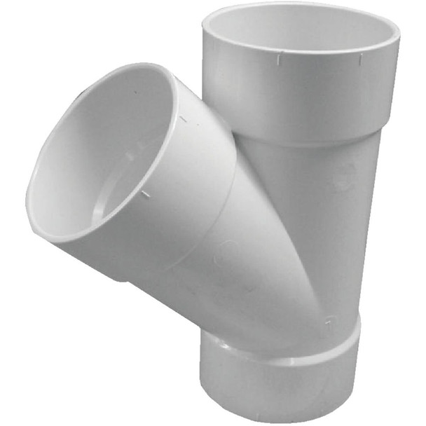 414133BC IPEX Canplas SDR 35 Hub 3 In. PVC Sewer and Drain Wye