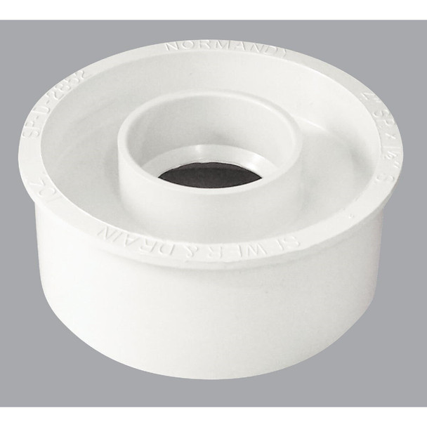 414221BC IPEX Canplas Schedule 40 4 In. to 1-1/2 In. PVC Sewer and Drain Bushing
