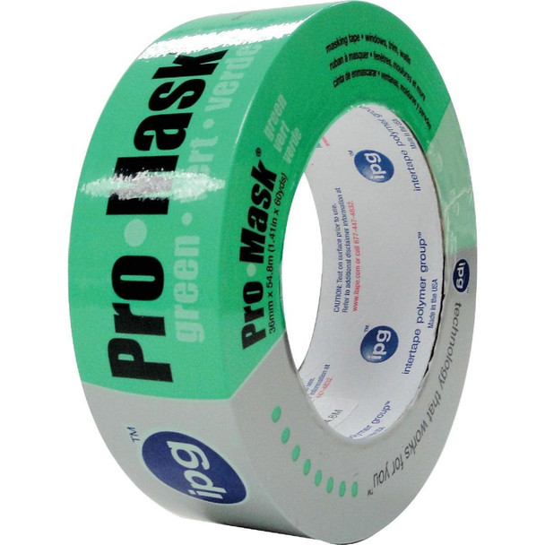 5804 IPG ProMask Green 1.41 In. x 60 Yd. Professional Green Painter's Grade Masking Tape