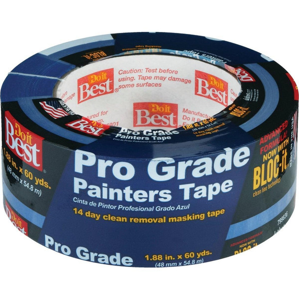 99614 Pro Grade 1.88 In. x 60 Yd. Blue Painter's Masking Tape