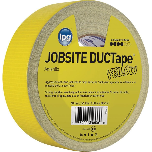 20C-Y 2 Intertape DUCTape 1.88 In. x 60 Yd. General Purpose Duct Tape, Yellow