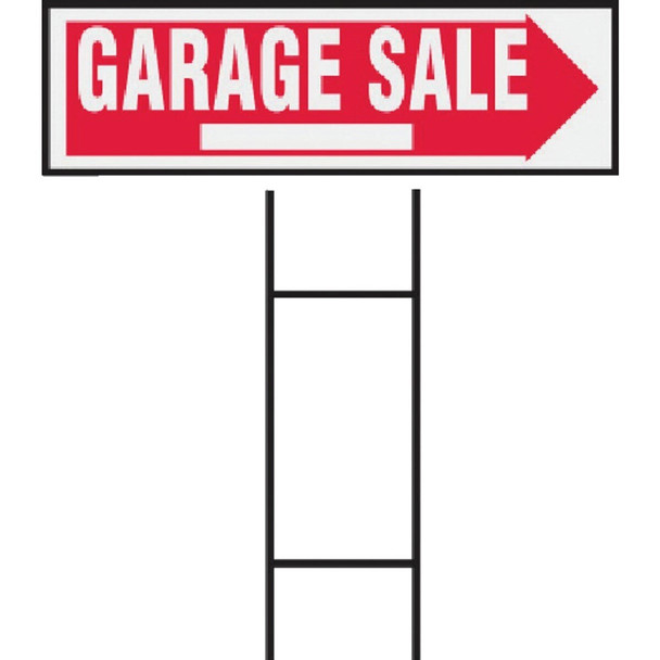 RS-804 Hy-Ko Corrugated Plastic Sign, Garage Sale