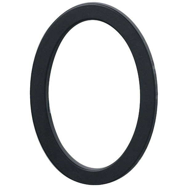 FM-6/0 Hy-Ko Architectural Series 6 In. Satin Black House Number Zero
