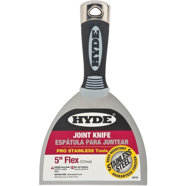 06778 Hyde Pro Stainless 5 In. Flex Joint Knife