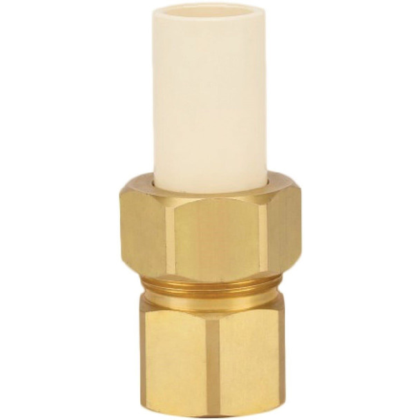 545-12-12-B Homewerks 1/2 In. Slip x 1/2 In. FIP CPVC Transition Brass Union