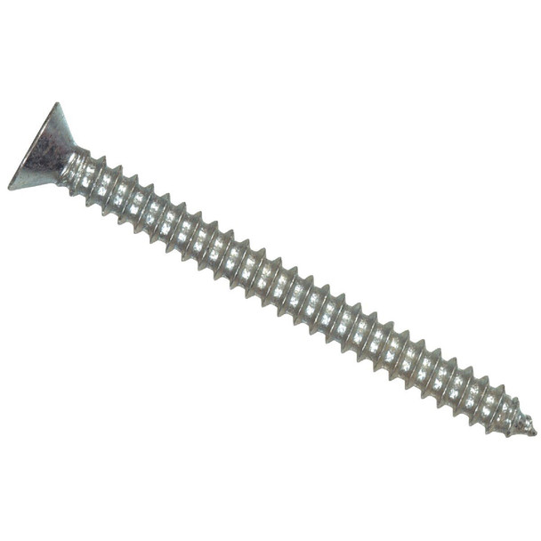 823494 Hillman #10 x 1-1/4 In. Phillips Flat Head Stainless Steel Sheet Metal Screw (100 Ct.)