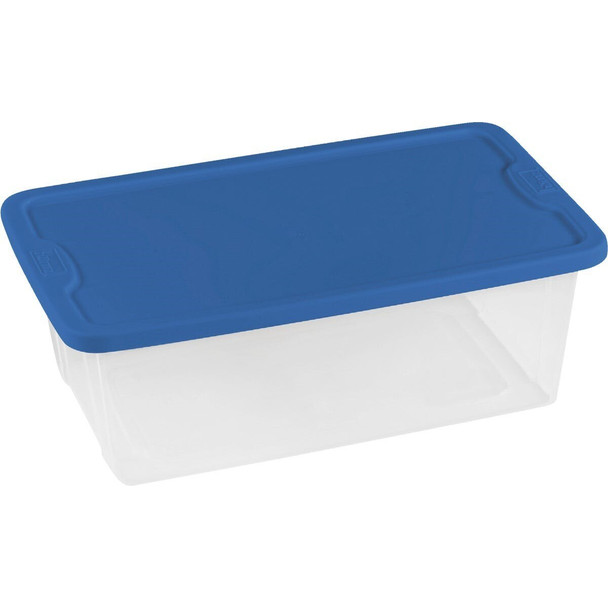 3206CLBL.10 Homz 6 Qt. Clear Storage Tote