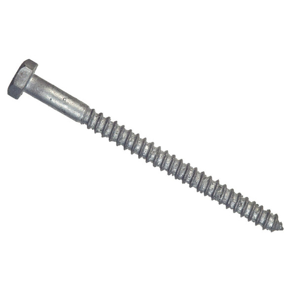 812021 Hillman 1/4 In. x 4 In. Galvanized Hex Lag Screw (100 Ct.)