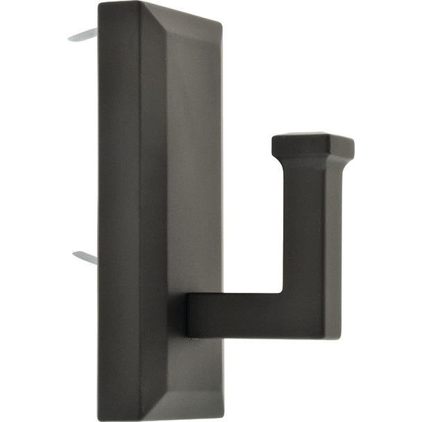 515811 Hillman High and Mighty 15 Lb. Capacity Oil Rubbed Bronze Rectangular Decorative Hook