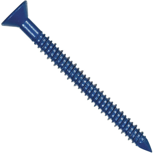 41565 Hillman 3/16 In. x 1-1/4 In. Flat Head Tapper Concrete Screw (25 Ct.)