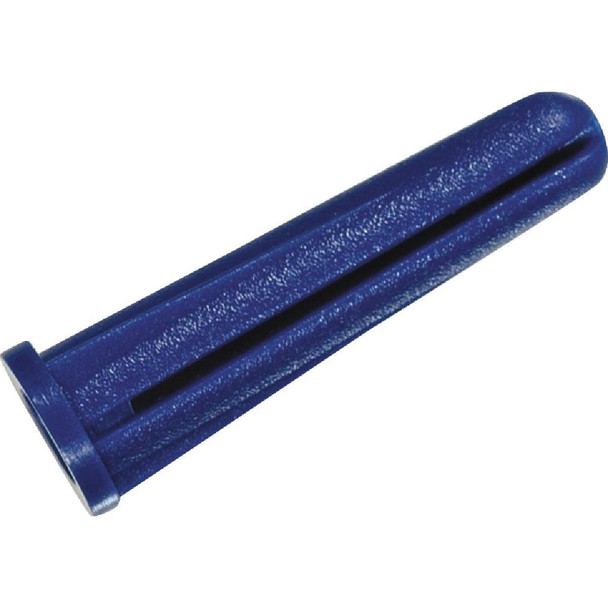 41400 Hillman #6 - #8 Thread x 3/4 In. Blue Conical Plastic Anchor (75 Ct.)