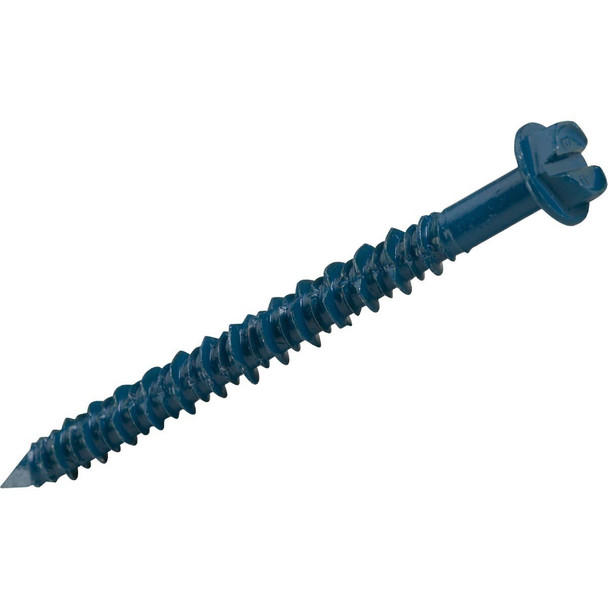 375298 Hillman 1/4 In. x 3-3/4 In. Hex Washer Tapper Concrete Screw Anchor (100 Ct.)