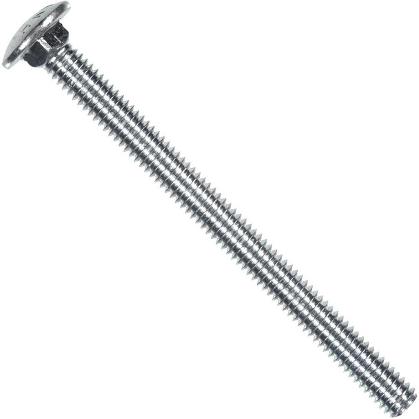 240030 Hillman 1/4 In. x 2-1/2 In. Grade 2 Zinc Carriage Bolt (100 Ct.)