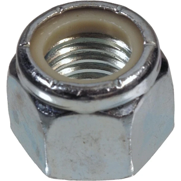180144 Hillman #10 32 tpi Fine Thread Nylon Insert Lock Nut (100 Ct.)