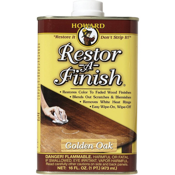 RF3016 Howard Restor-A-Finish 16 Oz. Golden Oak Wood Finish Restorer