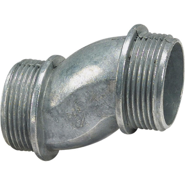 04012 Halex 1-1/4 In. Rigid Die-Cast Zinc Offset Nipple