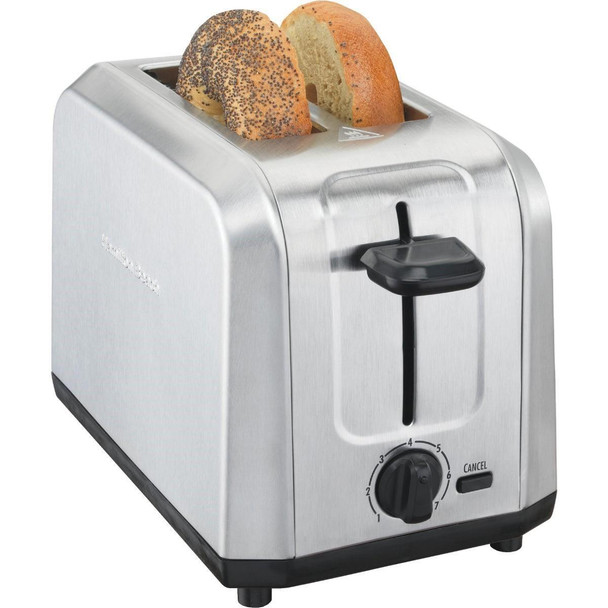 22910 Hamilton Beach 2-Slice Brushed Stainless Steel Toaster