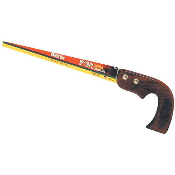 262M212 12 In. L. Blade 10 TPI Hardwood Handle Compass Saw