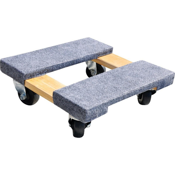 33815 Gleason 15 In. x 15 In. 800 Lb. Load Capacity Hardwood Furniture Dolly