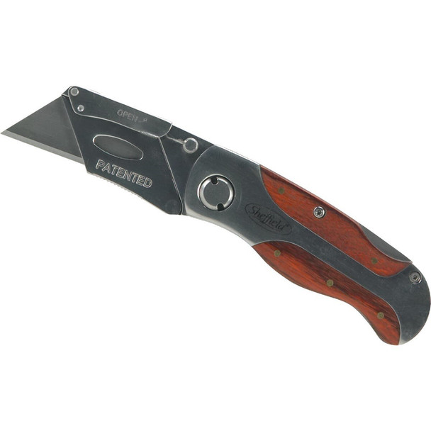 12115 Sheffield Premium Lockback Fixed Folding Utility Knife