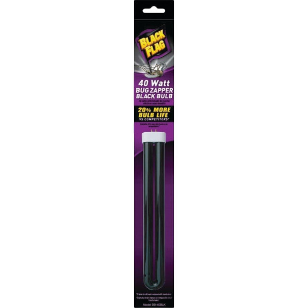 BB-40BLK Black Flag 40W Black Light Bug Zapper Replacement Bulb