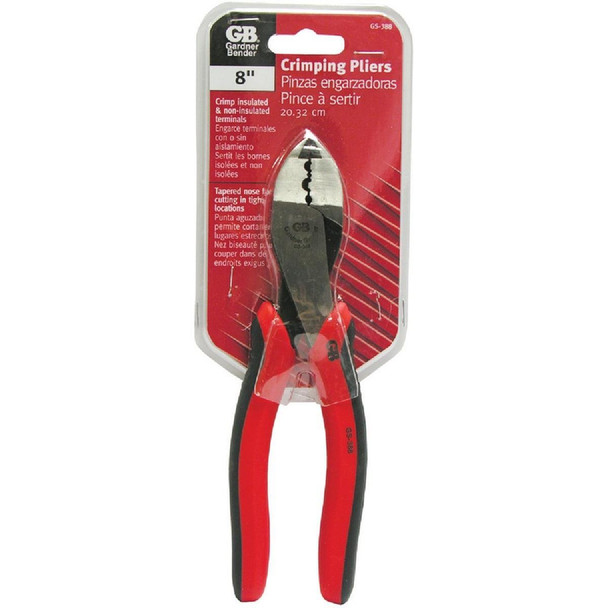 GS-388 Gardner Bender 8 In. High Carbon Alloy Steel Crimping Tool Pliers