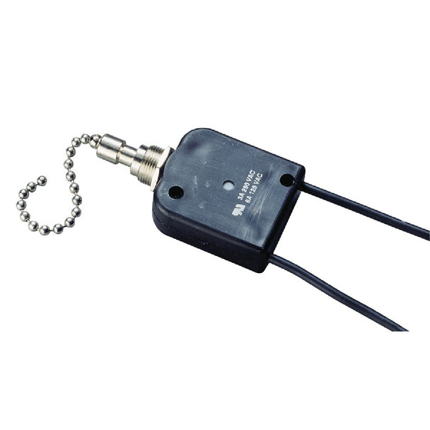 GSW-35 Gardner Bender SPST 72 In. Cord Single Throw Brushed Nickel Pull Chain Switch