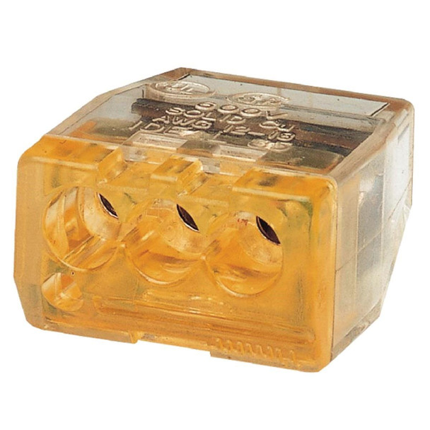19-PC3 Gardner Bender PushGard 3-Port 600V Push-In Connector (10-Pack)