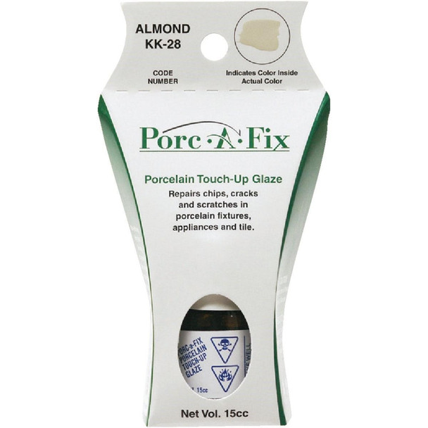 KK-28 Fixture-Fix Porc-A-Fix Kohler Almond Porcelain Touch-up Paint, 15cc