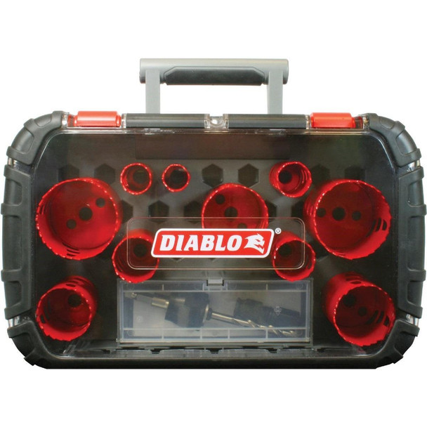 DHS14SGP Diablo Bi-Metal Hole Saw Set (14-Piece)