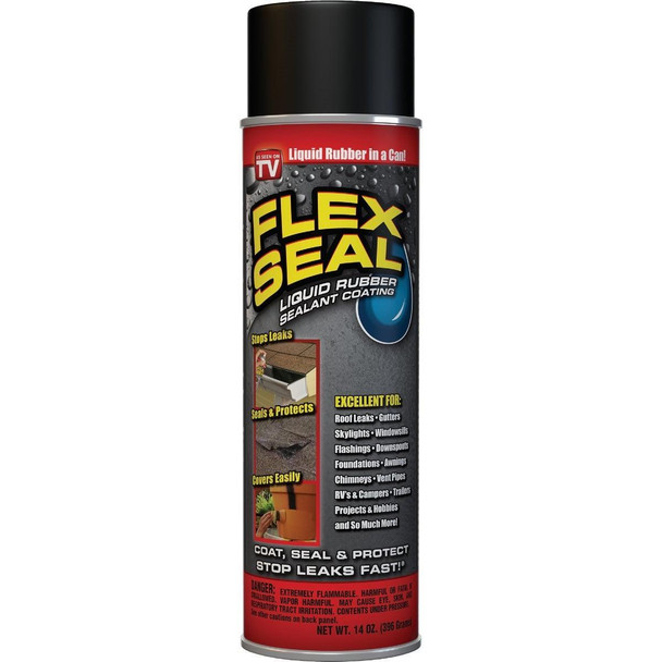 FSR20 FLEX SEAL 14 Oz. Spray Rubber Sealant, Black