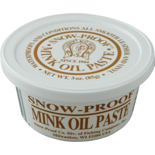 SNMO00P003Z Fiebing's 3 Oz. Snowproof Mink Oil Paste