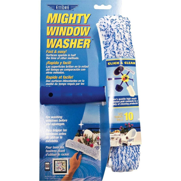 50010 Ettore Mighty Window Washer 10 In. Plastic Window Washer