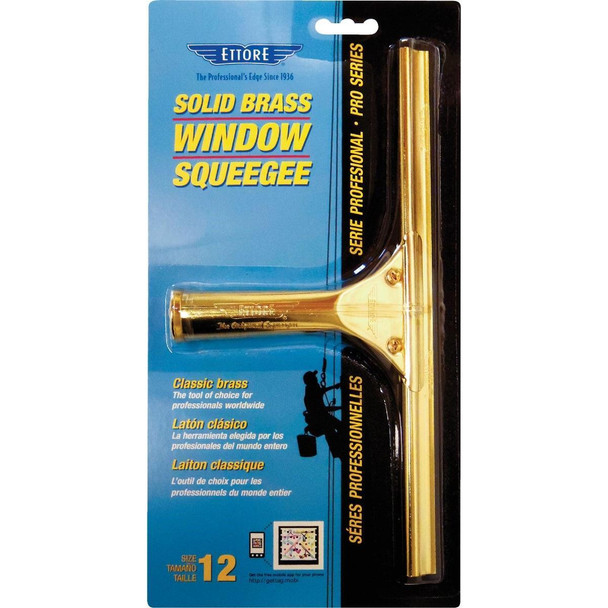 10012 Ettore ProSeries 12 In. Rubber Squeegee