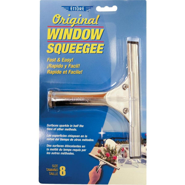 11108 Ettore Original 8 In. Rubber Squeegee