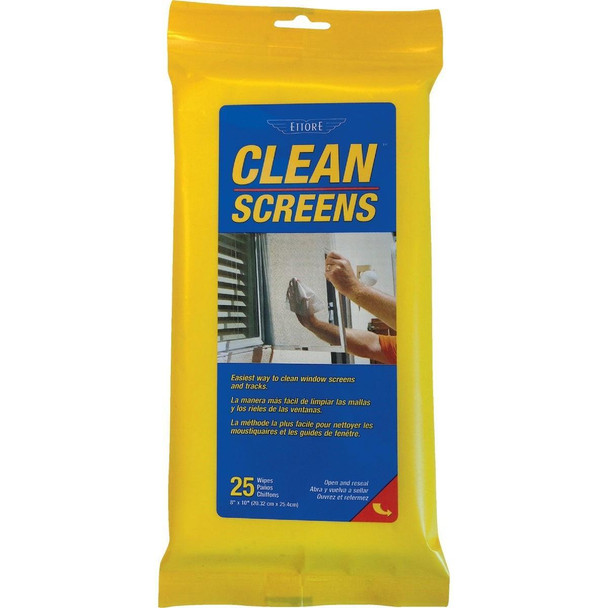 30155 Ettore Window Screen Cleaner (25 Count)