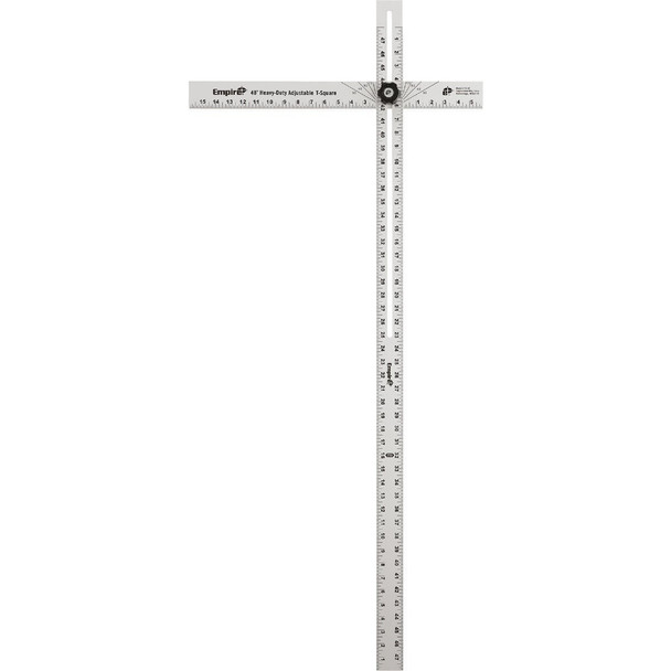 419-48 Empire 48 In. Aluminum English Heavy-Duty Adjustable Drywall Square