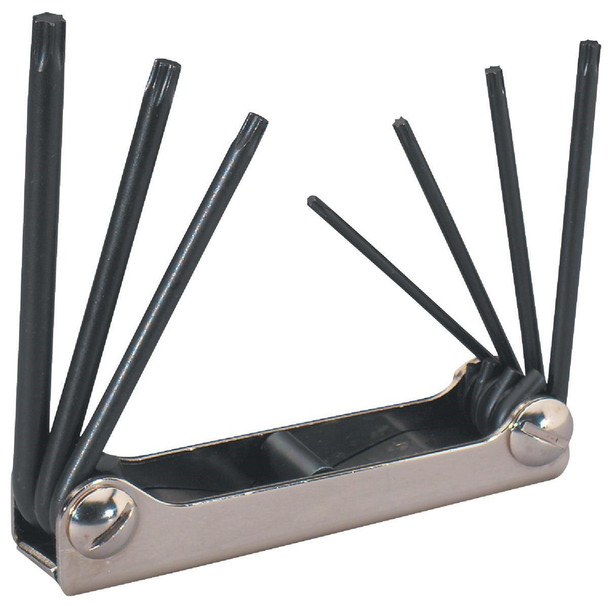 22571 Eklind Fold Up Hex Key Set,Set,Torx Key Set,T10-T40