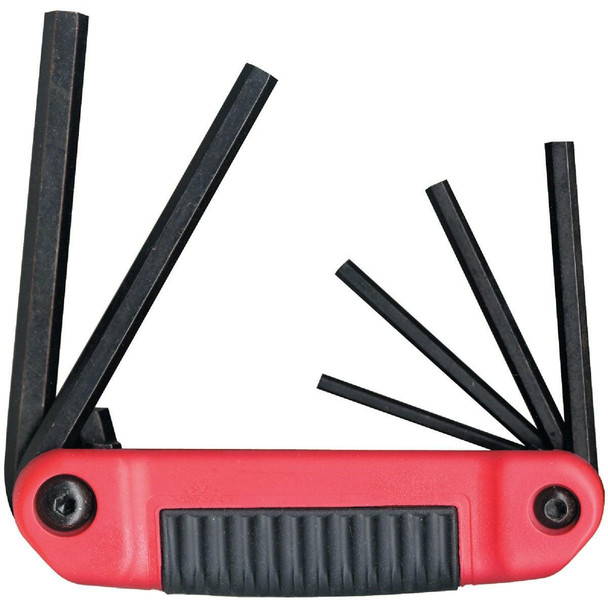 25611 Eklind Ergo-Fold Fold Up Hex Key Set,5/32"-3/8" Hex keys,6 pc
