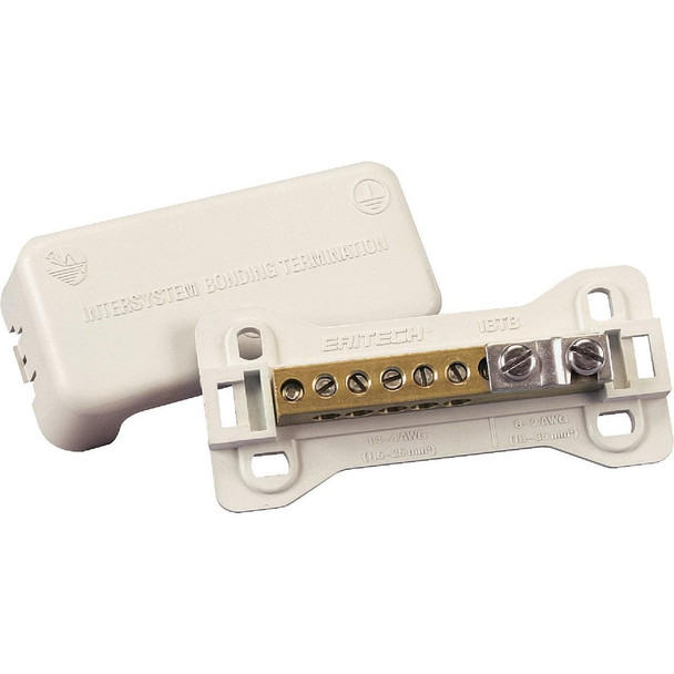 IBTB Erico 2.01 In. W. #14 to #4 & #6 to #2 AWG Intersystem Bonding Termination Ground Clamp