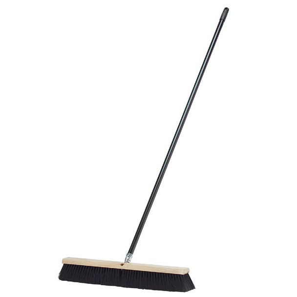 09985 DQB Valu-Pak 24 In. W. x 64 In. L. Metal Handle Floor & Garage Push Broom