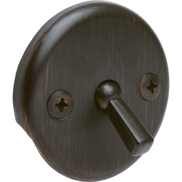 W-5233 Two-Hole Oil-Rubbed Bronze Bath Drain Face Plate