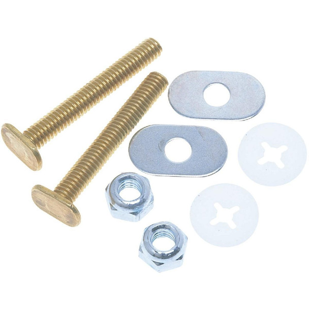 W-7140 5/16 In. Brass Toilet Bolt Set
