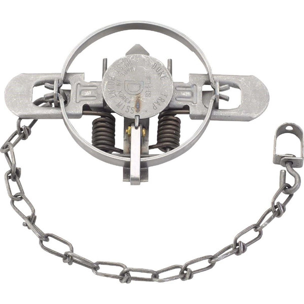 0470 Duke Traps 4.75 In. Jaw Spread Steel Coil Spring Fox, Mink, Nutria, & Raccoon Trap