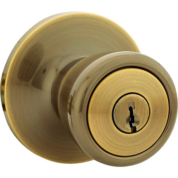 TR800B Steel Pro Antique Brass Entry Door Knob