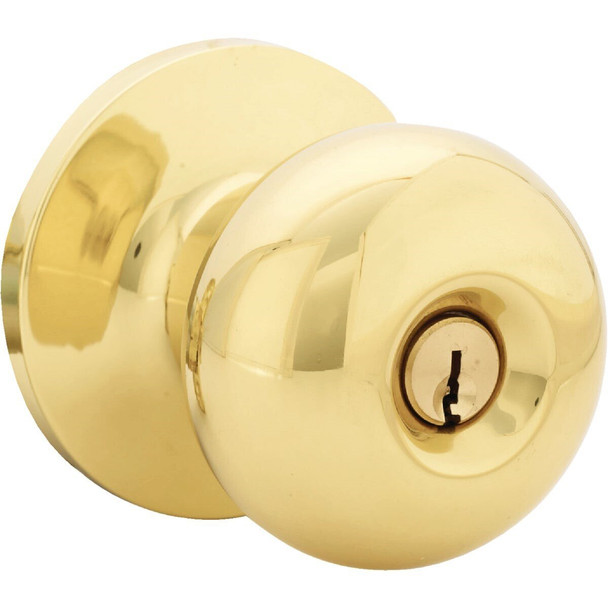 TF700B Steel Pro Pollished Brass Entry Door Knob