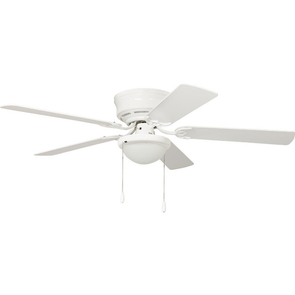TS-52-023 Home Impressions 52 In. White Ceiling Fan with Light Kit