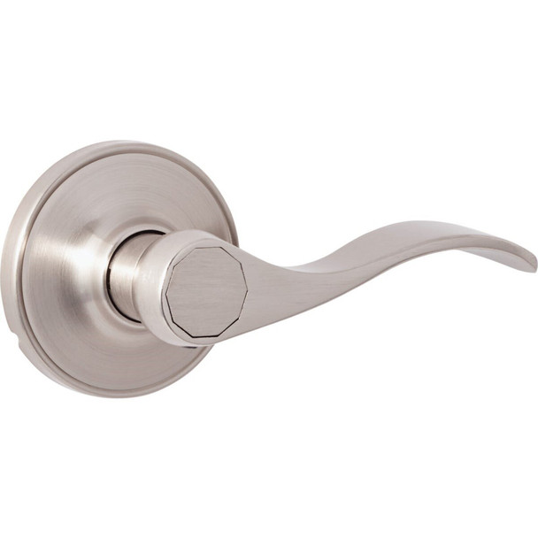 LC2X203B Steel Pro Brushed Nickel Wave Passage Door Lever