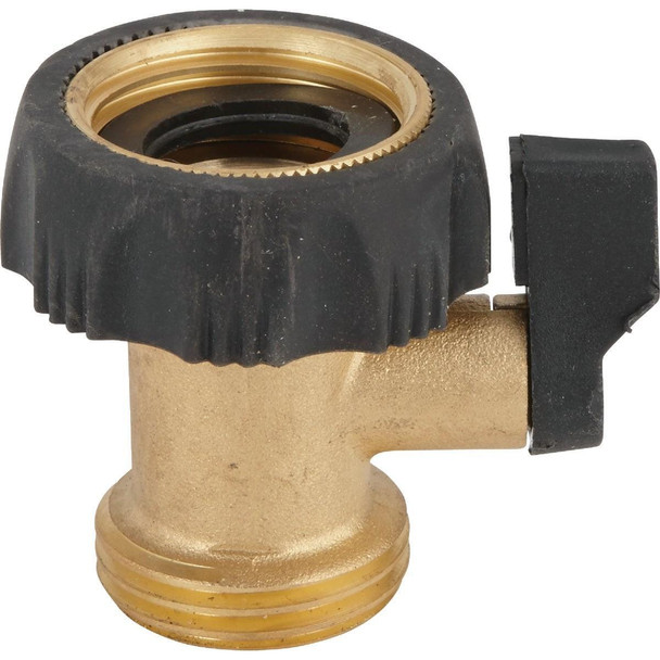 721080 Best Garden Brass Single Hose Shutoff